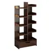 Apartamento pequeño, estantería simple, de pared, de pie, pequeña, estante de almacenamiento moderno, diseño minimalista y moderno, adecuado para uso doméstico, estantería para dormitorio