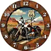 Reloj de Pared de Madera Más Vendido Transfronterizo, Estilo Industrial Retro, Reloj Decorativo, Reloj Silencioso Creativo Personalizado para Sala de Estar y Dormitorio