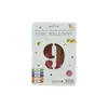 Venta al por mayor estilo INS comercio electrónico transfronterizo 16 pulgadas Exquisitamente empaquetado digital empaque individual de tarjeta de papel globos de papel de aluminio, versión delgada americana