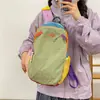 Mochila Dopamine Color Block de Alpaca para Estudiantes Universitarios, Gran Capacidad 12L para Senderismo y Montañismo, Mochila para Deportes al Aire Libre