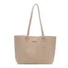 Bolsa Feminina Texturizada de Grande Capacidade, Novo Modelo 2026, Bolsa de Mão Casual para o Dia a Dia, Bolsa Tote Simples de Ombro, Bolsa de Mão