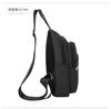 Bolsa Transversal 2026 Novo Modelo Moda Masculina Transfronteiriça Verão Tendência Marca Logo Estampado Casual Bolsa de Tiracolo Estilo Filme de Couro Bolsa de Peito