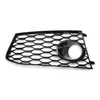 Adecuado para Audi A7 Rs7 Marco de Rejilla para Luz Antiniebla Rs6 Parachoques Marco de Pantalla para Luz Antiniebla Rejilla de Ventilación Decoración Negra