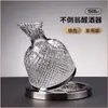 Artesanía Francesa Vaso Giratorio Giroscopio Removedor de Resaca Cristal de Lujo de Gama Alta Vino Tinto Uso Doméstico Lujo Ligero