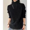Moletom preto com zíper estilo americano, gola inclinada, unissex, adequado para primavera e outono, com forro de fleece, mangas compridas e um design estiloso, perfeito como camada interna ou camiseta base