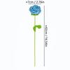 Presente Rosa de Dia dos Namorados Lã Tricotada à Mão Flor Artificial Flor Imortal Coração Cravo Girassol Buquê