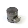 Set para Fumar Aleación de Zinc Creativo Molinillo de Dientes de Disco Galleta Grinder de Cigarrillos 63mm Grinder de Cigarrillos de Cinco Capas con Cajón