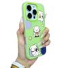 Capa de celular Jelly 2 em 1, simples, com bordas macias e resistente a quedas, inspirada na moda coreana e japonesa, com estampa de coração e acabamento fosco translúcido.
