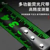 Cinta métrica de acero fluorescente Dongsheng 3 metros 5 metros 7.5 metros 10 metros cinta regla caja de cinta métrica engrosada resistente al desgaste resistente a caídas