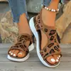 Sandalias Transfronterizas de Moda para Mujer Estilo Otoño e Invierno 2025 Malla Suela Gruesa Slip-on Boca de Pez Tejido Fly Tejido Casual Deportivo Tallas Grandes Zapatos para Mujer