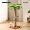 Tabla Rascadora para Gatos, Poste Rascador para Gatos, Cama para Gatos Todo en Uno, Estructura de Escalada Creativa con Forma de Palmera de Coco para Gatos, Resistente al Desgaste, No Suelta Partículas Fácilmente, Poste Rascador Vertical para Gatos