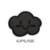 Patch autoadesivo para jaqueta de penas, adesivo de tecido bordado, remendo para buraco rasgado infantil, subsídio para reparo sem costura, patch decorativo preto para roupa