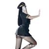 Lin Lin Ting Lencería Sexy Sexy Una Pieza Uniforme de Azafata Traje de Tentación Cosplay Juego de Roles