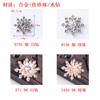 Accesorios de aleación para hacer uno mismo, con forma de corazón, de flores y diamantes de imitación de perlas, accesorios de moda coreanos, joyería para hacer uno mismo, accesorios para bolsos y ropa.