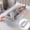 Almohada de Embarazo Amazon Protector de Cintura Almohada Inclinada para Dormir de Lado Almohada para Dormir de Embarazo en Forma de J Removible y Lavable Almohada de Embarazo Transfronteriza