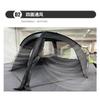 Tienda Hemisférica de Estilo Camping al Aire Libre Personalizada para 5-8 Personas, Varilla de Aluminio, Estilo Camping, Redonda, Espacio Grande, Tienda Impermeable