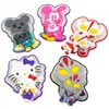 Etiqueta de Plástico con Luz Intermitente de Mickey Mouse de Venta Caliente Parche de Goma 3D Insignia Impermeable Pegatina Accesorios para Ropa Infantil