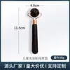 Rodillo Masajeador de Jade para Rostro, Ojos, Cuello y Frente Masaje de Belleza, Rodillo de Púas de Doble Cara con Raspador de Cuerno