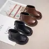 Botas Martin para Niños 2025 Otoño/Invierno Nuevas Botas Infantiles Botines Cortos para Bebé Botas de Piel con Forro de Terciopelo de Invierno Zapatos para Niñas