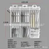 Armario metálico modular 1.1-2.5 m de ancho perchero abierto apartamento pequeño perchas dormitorio columna AA almacenamiento