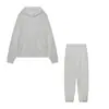 Traje de Dos Piezas para Mujer de Moda Casual Otoño e Invierno, Sudadera Gruesa de Manga Larga y Pantalones