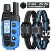 Dispositivo Inteligente de Entrenamiento para Perros con Pantalla a Color y Control Remoto de Ultra Largo Alcance, Resistente al Agua, Pantalla de Doble Batería, Collar Eléctrico Antiladridos para Entrenamiento