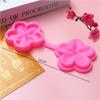 Flor peonía rosa Tulipán Lirio flor de ciruelo molde de silicona para azúcar molde de silicona para imprimir en relieve pasteles molde con clip