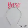 Accesorios para el cabello con elemento de letra de moda europea y americana, diadema para novia y dama de honor, pasador de strass, tocado para fiesta navideña, fiesta de cumpleaños
