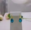 Fábrica Transfronteriza Hongdi Pendientes de Gancho Geométricos con Forma de Lágrima Europeos y Americanos Pendientes de Moda para el Trabajo Accesorios de Oreja Frescos y Dulces para Fiestas