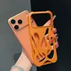 Funda para teléfono Apple 17 Promax Flame Hollow-Out con disipación de calor, iPhone 16 Electroplated Matte 15 Funda suave antigolpes