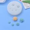 Molde de silicona con forma de flor para hornear pasteles DIY