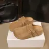Zapatos Birkenstock de Suela Gruesa para Mujer 2026 Nuevo Estilo de Verano Chanclas de Media Caña para Exteriores Zapatos Individuales Birkenstock Versátiles Chanclas Birkenstock sin Cierre para Mujer