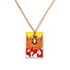 Collar Ghost Blade de anime carbón Zhilang you beans collar del equipo Seven Kill cos metal llavero colgante