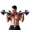 Haltere barbell masculino home fitness equipment ajustável 5/20/30/40kg desmontagem ajustável seis em um
