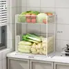 Estante de Almacenamiento de Verduras para Piso de Casa Cocina Cesta de Almacenamiento de Cebolleta Jengibre Ajo Balcón Pasillo Cesta de Almacenamiento de Frutas y Verduras Camote
