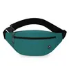 Riñonera Deportiva Casual Unisex, Riñonera Impermeable de Tela Oxford, Bolso Cruzado para Pecho Portátil Multicolor