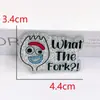 Nuevas letras de dibujos animados transfronterizas polvo suelto película acrílica accesorios joyería DIY atmósfera parche de Halloween