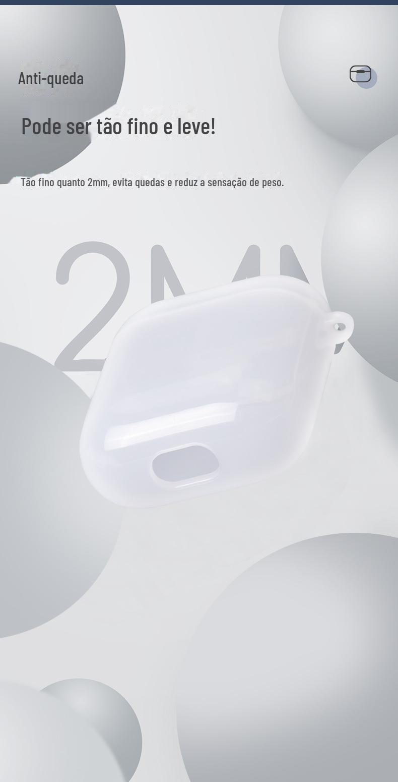 airpods 1/2代PC耳机壳有挂绳孔改模后