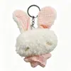 Peluche Colgante de Conejo Ángel Calmante Japonés Lindo Mini Sanación Adorable Adorno de Bolso Decoración Regalo