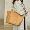 Bolso Tote de Cuero de Dos Capas para Mujer 2026 Nuevo Modelo Gran Capacidad Bolsa para Portátil de Viaje Bolso de Hombro Único En Stock Dropshipping