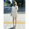 Conjunto de duas peças de tricô casual e macio estilo coreano para mulheres, conjunto super popular