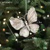Pendente de Plástico Prateado de Formato Especial Transfronteiriço Galvanizado Brilhante Acessórios de Pingente de Árvore de Natal Decorações de Natal
