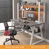 Mesa de Computador Mesa de Escritório Mesa para Casa Mesa Integrada com Estante Mesa de Estudo para Estudante Conjunto Simples de Mesa e Cadeira para Quarto