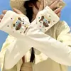 2025 Nuevo Lindo Dibujo Animado Cachorro Protector Solar Manga de Seda Helada para Mujer Verano Exterior Parasol Montar Conducir Protección para Brazos