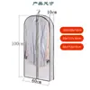 Funda antipolvo no tejida para abrigos y trajes, bolsa colgante vertical para ropa lavable, bolsa de almacenamiento para el hogar impermeable y a prueba de humedad