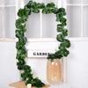 Imitación Ratán Planta Enredadera Verde Rosa Hoja de Uva Decoración Planta Verde Vid Flor Vid Hojas de Hiedra Venta al por Mayor