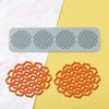 Chips ocos Margarida Lótus Caleidoscópio Flip Açúcar Renda Silicone Pad DIY Baking Plate Cozinha Molecular Decorativa