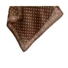 Estilo Old Money Pañuelo Cuadrado Pequeño Floral Paisley Blanco-Marrón Pañuelo de Seda Pañuelo de Cuello Combinado con Camisa Chal Lazo para el Cabello Pañuelo de Cinturón