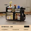 Mesa Auxiliar para Sofá de Madera Maciza, Móvil, para Sala de Estar, Mesa de Café Pequeña, Gabinete Lateral, Apartamento Pequeño, Lujo Ligero, Gabinete de Almacenamiento de Gama Alta