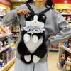 Nuevo producto transfronterizo: mochila para gato, muñeca de peluche, juguete de gato de peluche, bolso de muñeca de dibujos animados creativo y único, al por mayor